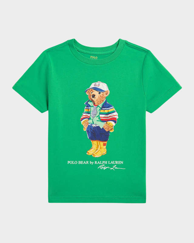 Boy's Polo Bear Graphic T-Shirt, Size 2-7